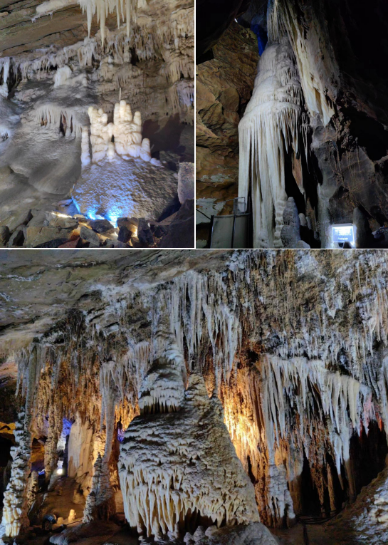 丰都雪玉溶洞内部景观